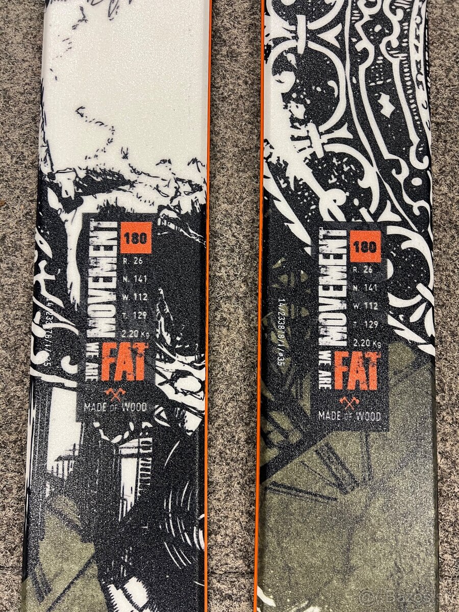 Freeride lyže Movement Crew 112 - 180cm - 5