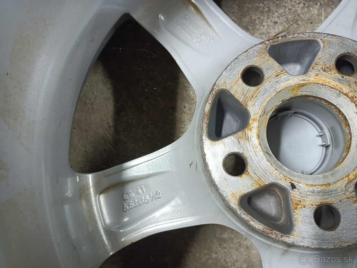 ❄️zimné 4ks alu disky 5x112 r16 pneu 215/60 r16 - 5