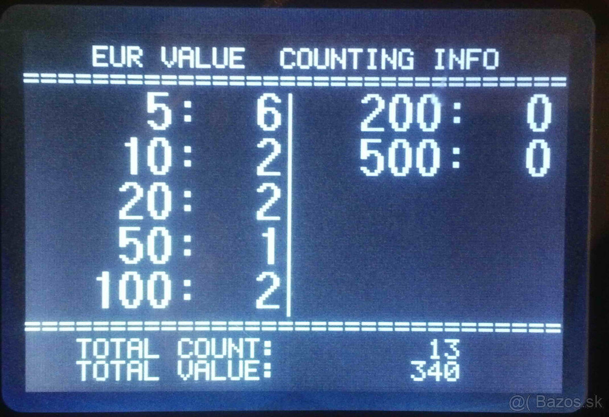 Predám počítačku bankoviek SEETECH ST-2600 - 5