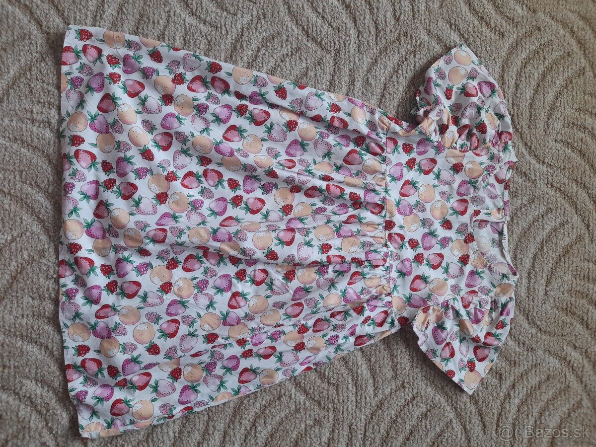 Krásne dievčenské šaty, veľkosť 140 - 5