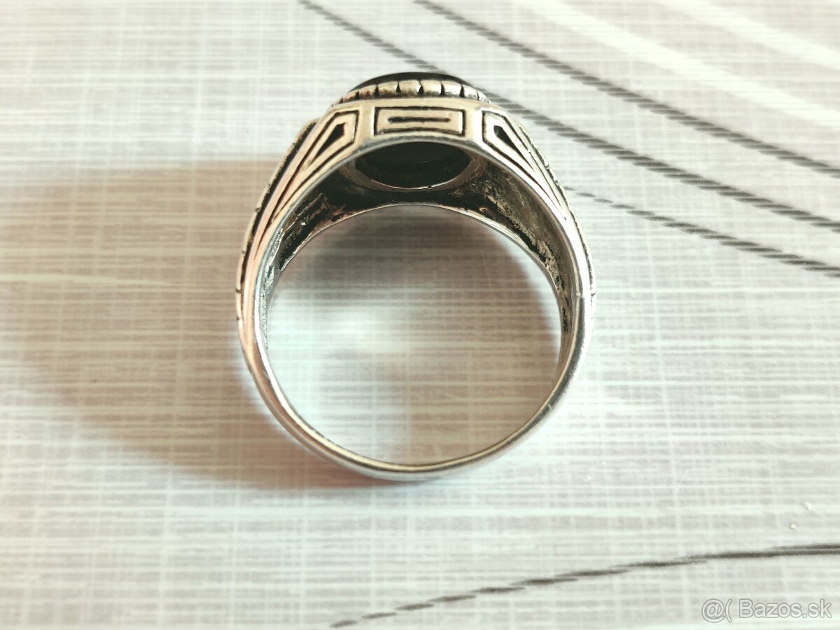 Pansky strieborny pecatny prsten 925/1000 - 5