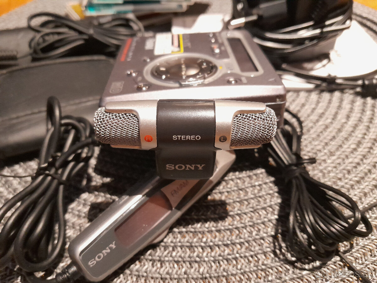 WALKMAN - MiniDisc Recorder SONY + stereomikrofón - 5