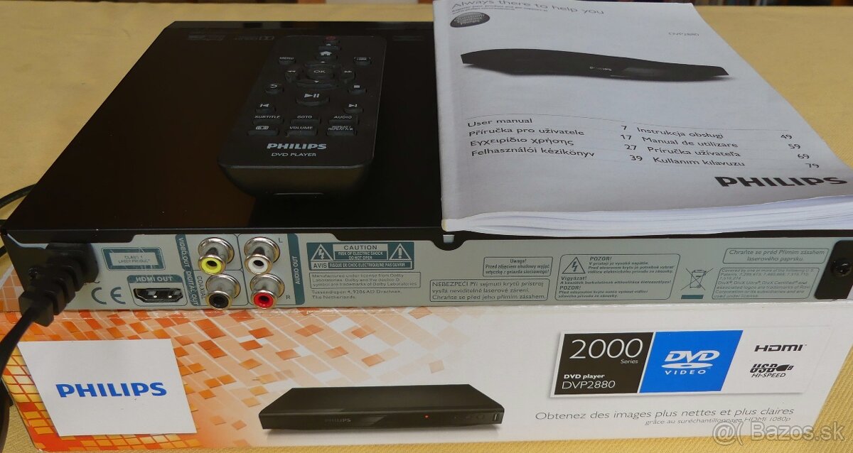 DVD Prehrávač PHILIPS DVP2880 Series 2000 - 5