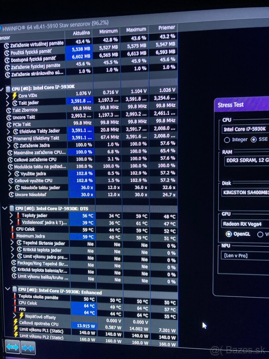 Intel i7-5930k X99 - 5