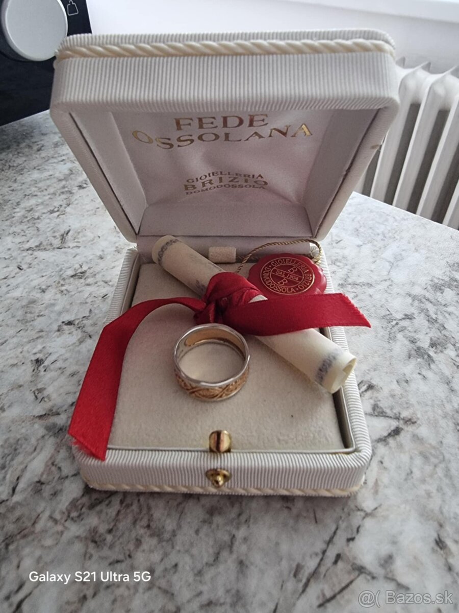 Dámsky zlatý prsteň - 5