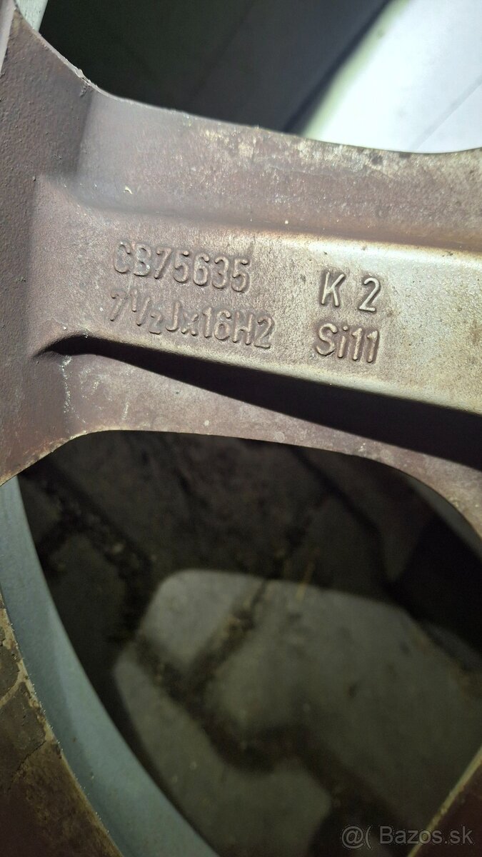 Predám Alu disky Botbet r16 - 5