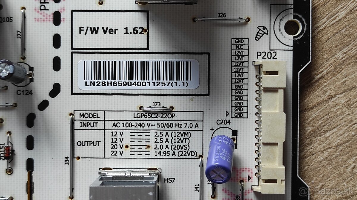 LG OLED65C22LB náhradné diely - 5