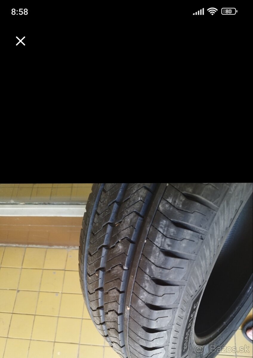 letne pneumatiky 215/65 r16C vw caravelle - 5