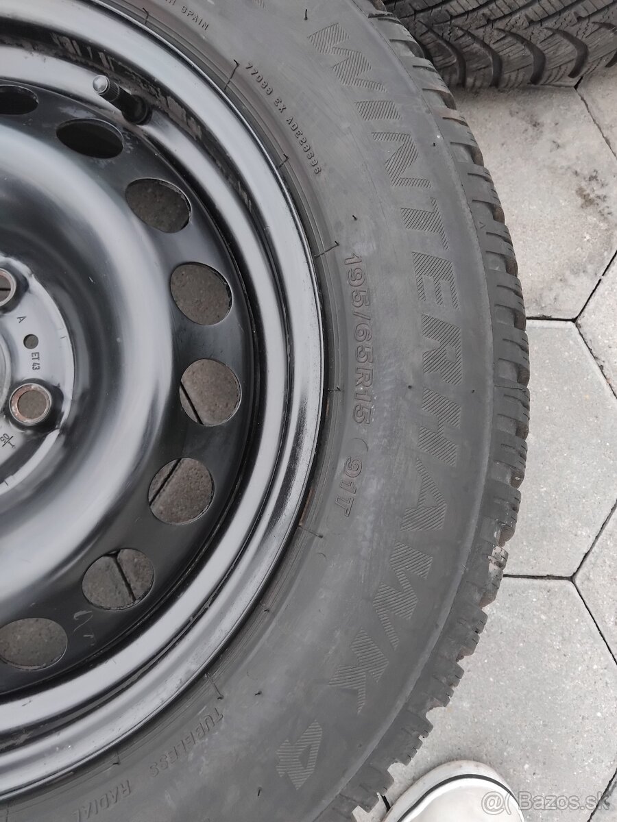 Zimne pneumatiky na diskoch 195/65R15 - 5