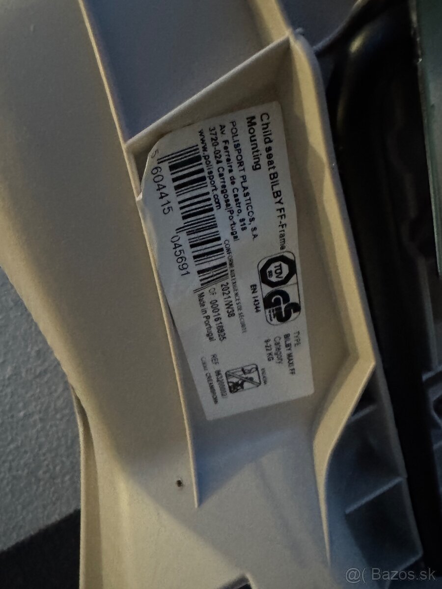 Detská sedačka na bicykel Polisport - 5