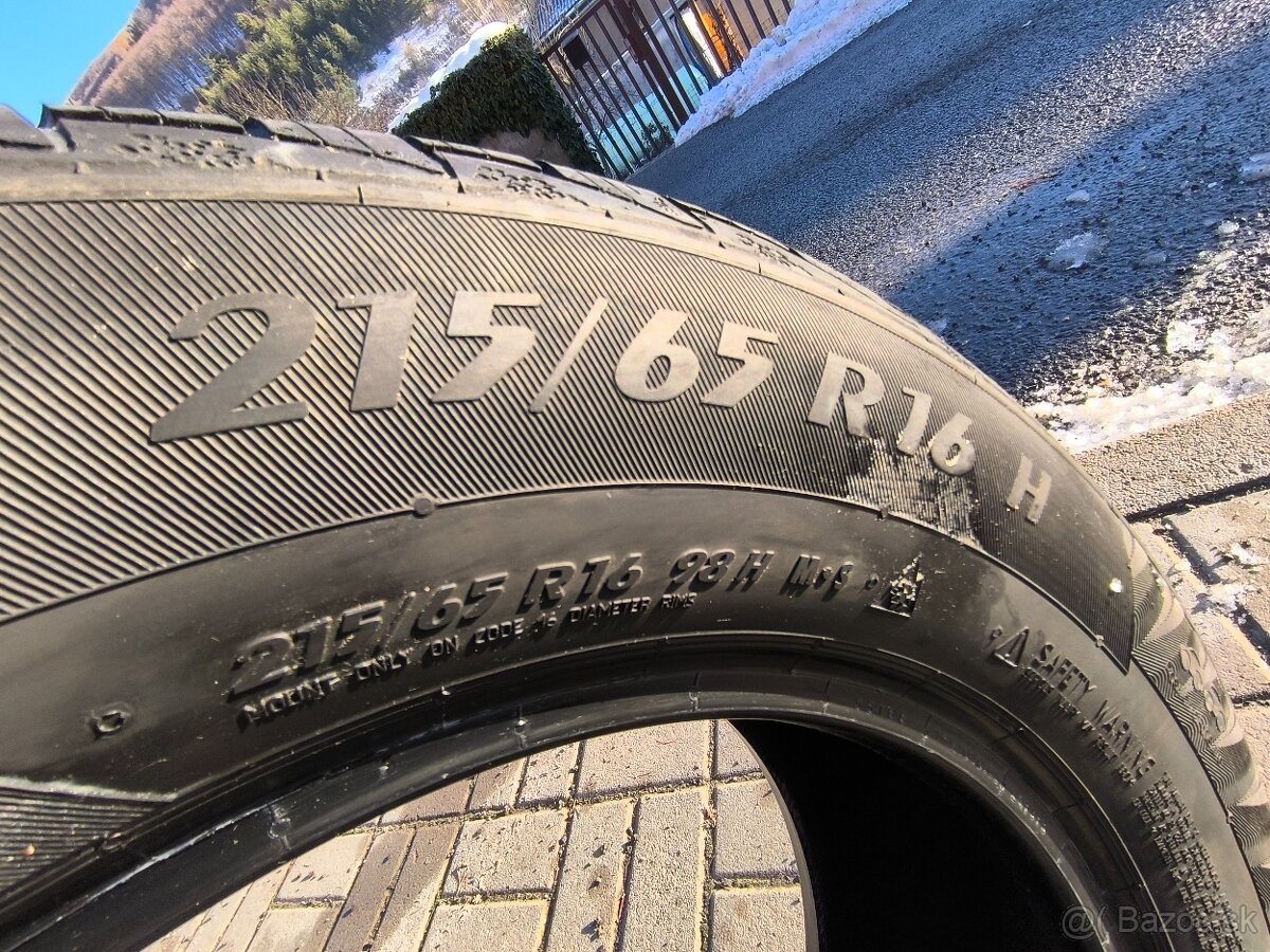 Predám zimné pneumatiky 215/65 R16 Matador sibir snow - 5