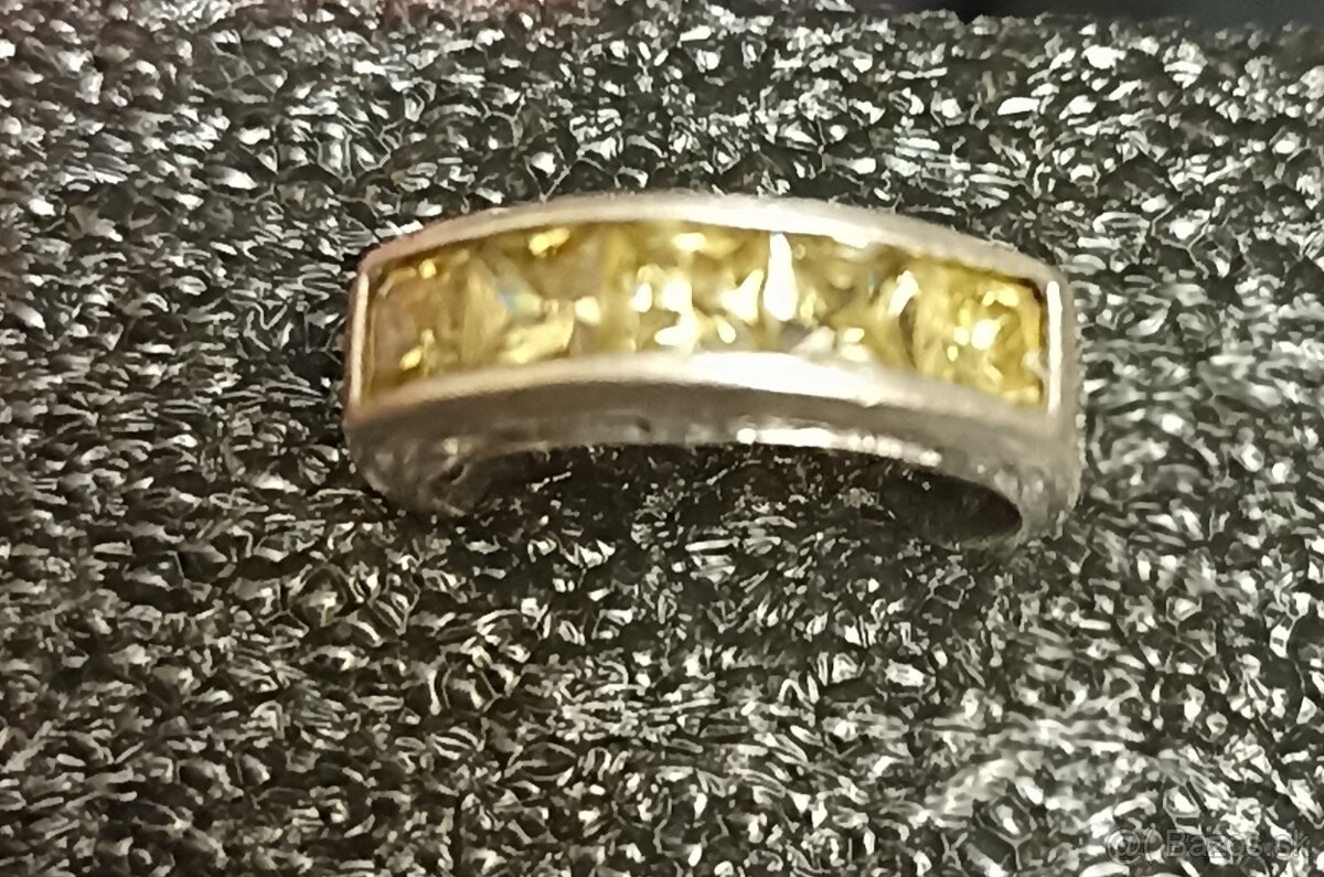 Strieborný prsteň so zaffirom - 5