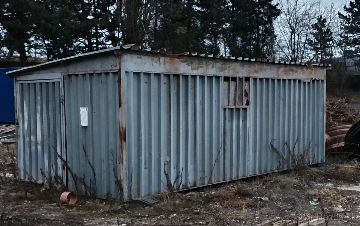 Ponúkam na predaj Stavebná búda ,plechova garáž - 5