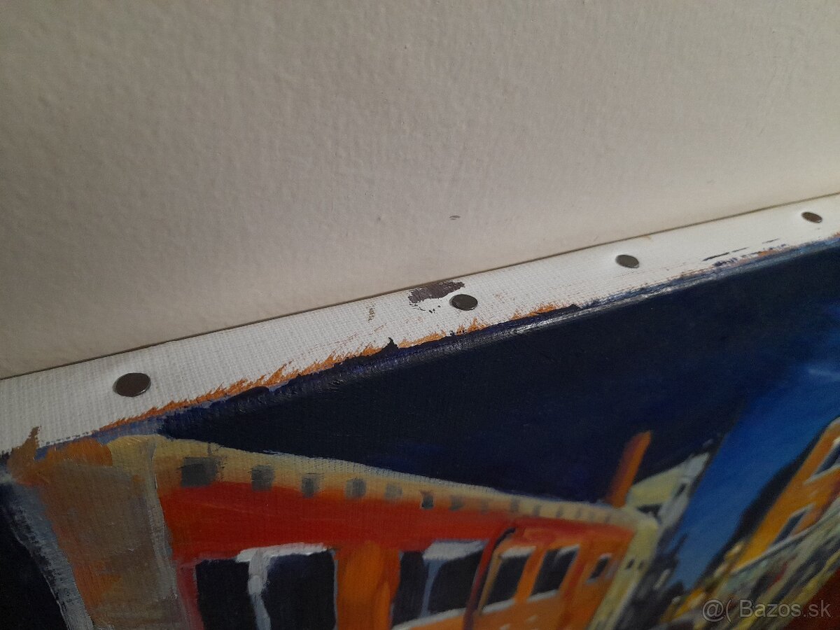 Olejomaľba, Taliansko 50x60 - 5