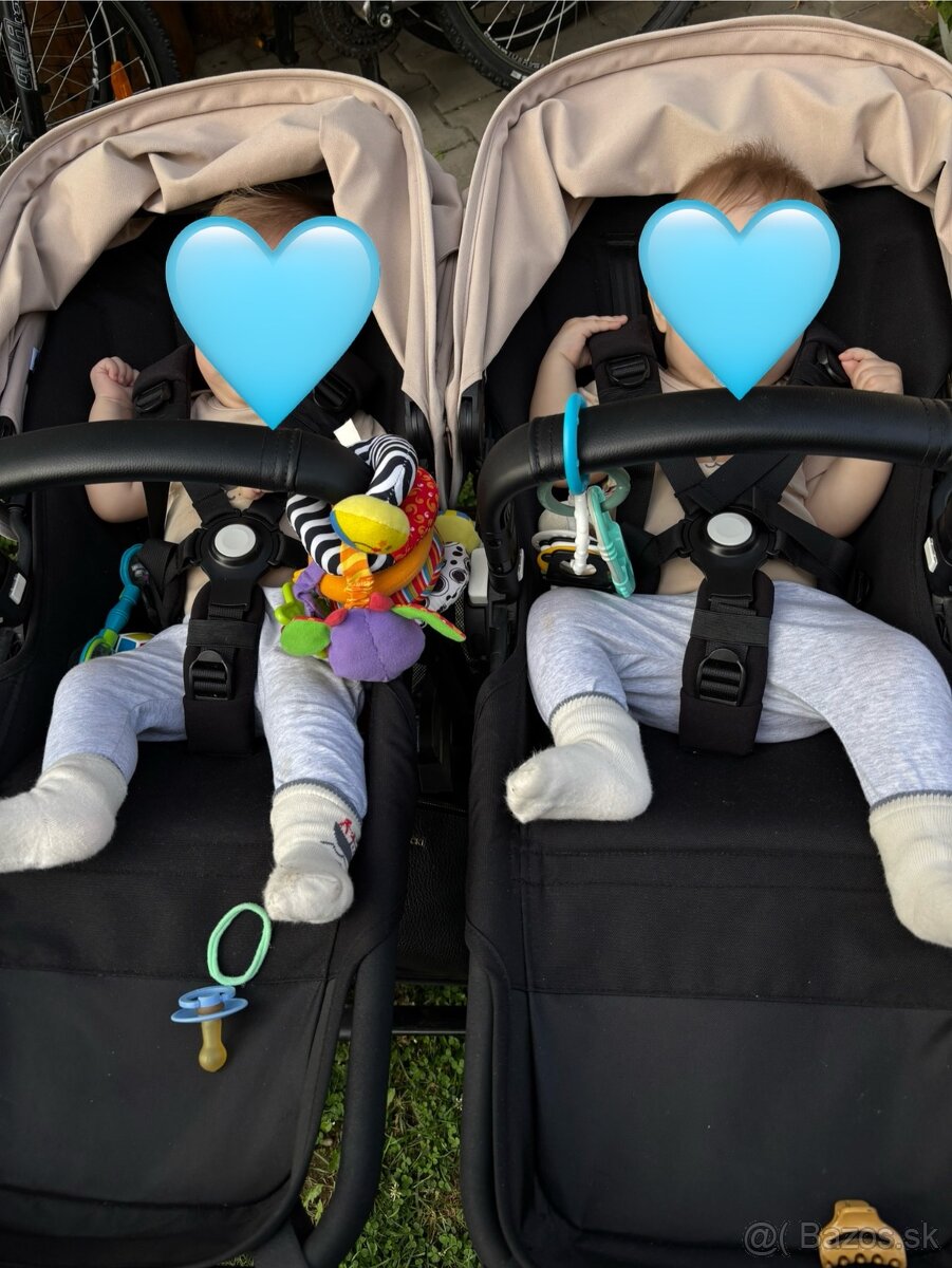 Kočík pre dvojičky/surodenecký Bugaboo Donkey 5 - 5