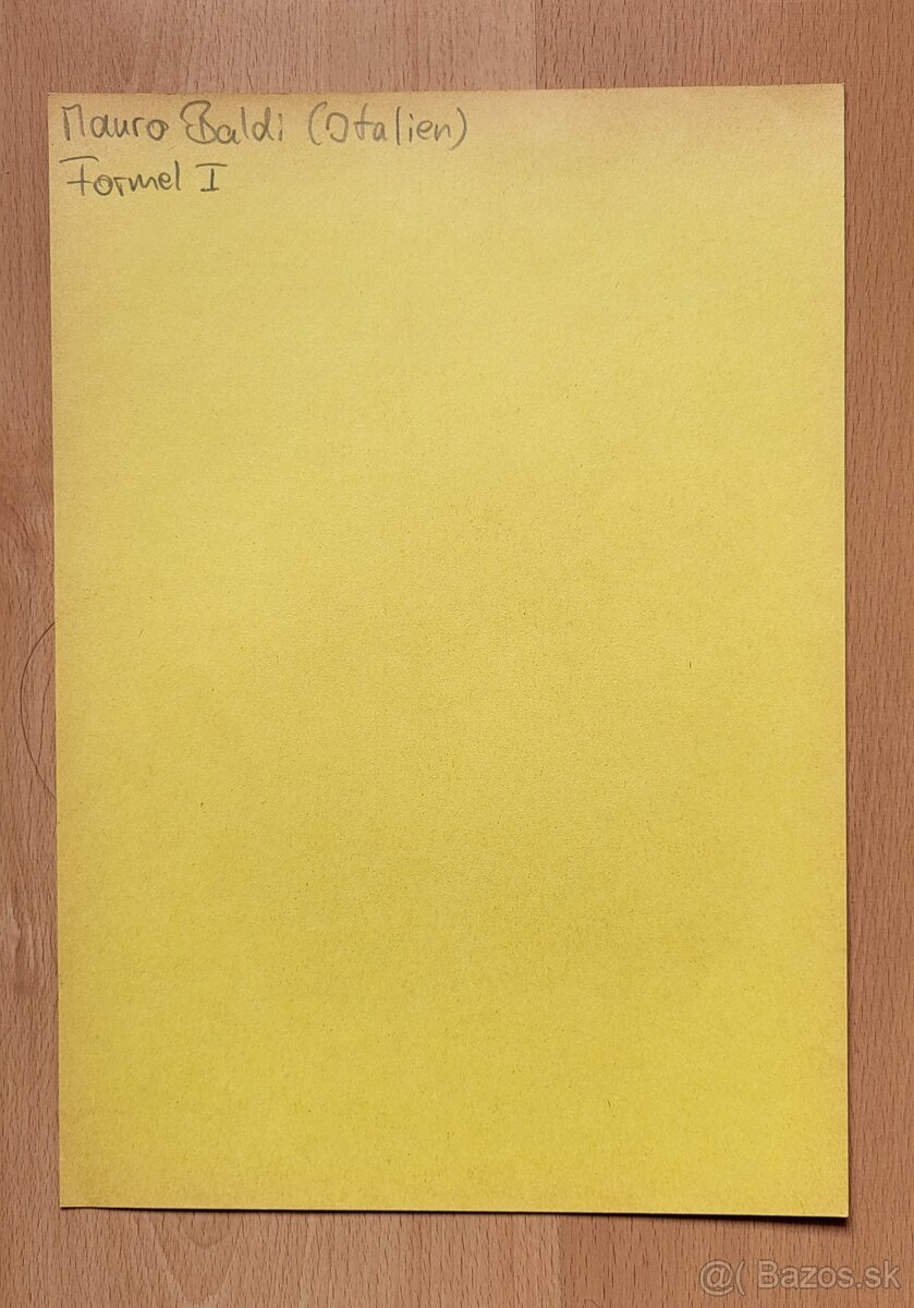 Mauro Baldi originální autogram - 5