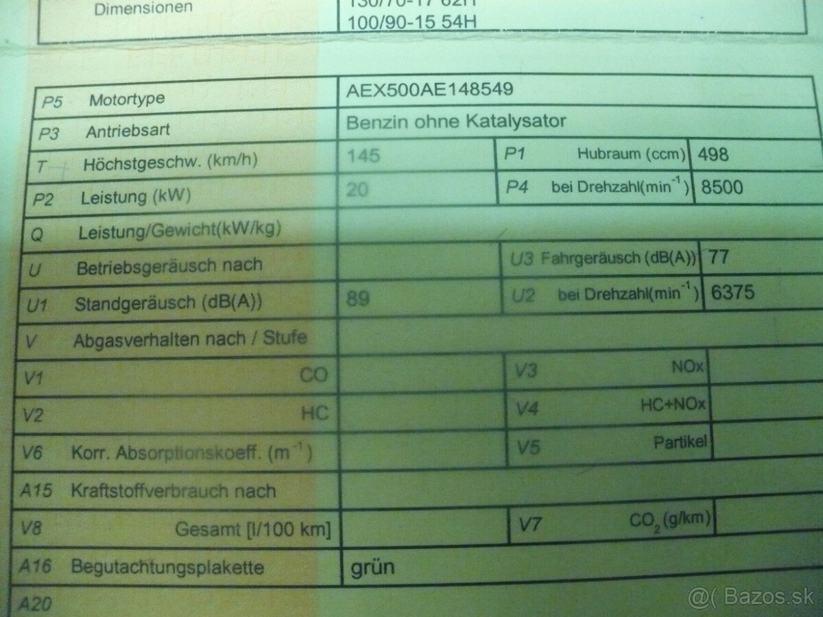 Kawasaki GPZ 500 /20 kW/ r. 95 díly - 5