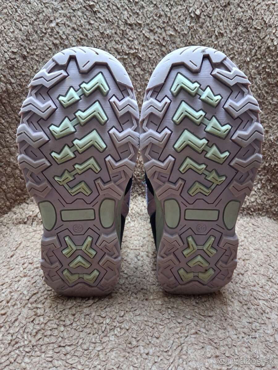 Dievčenské zimné topánky 34 - 5