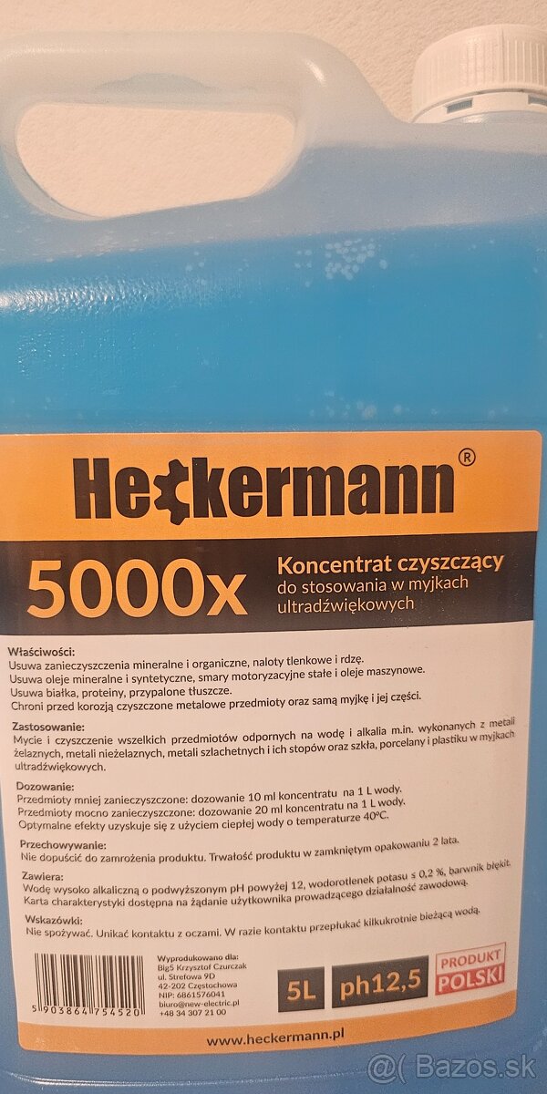 Ultrazvuková čistička s ohrevom objem 30l - 5