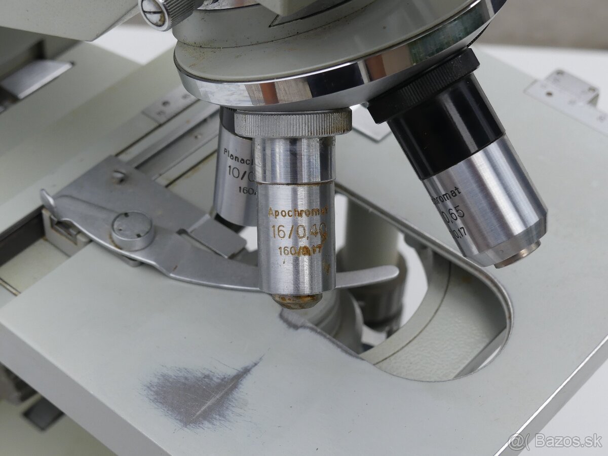 Mikroskop Carl Zeiss Jena Amplival s osvetlením - 5