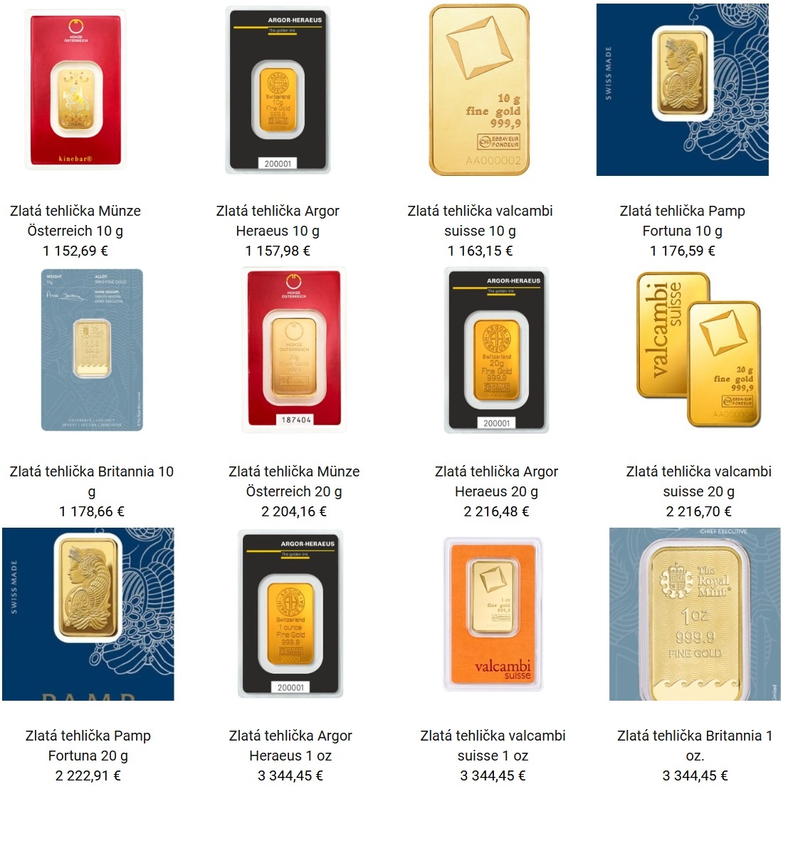 Predám zlaté a strieborné mince a investičné tehličky - 5