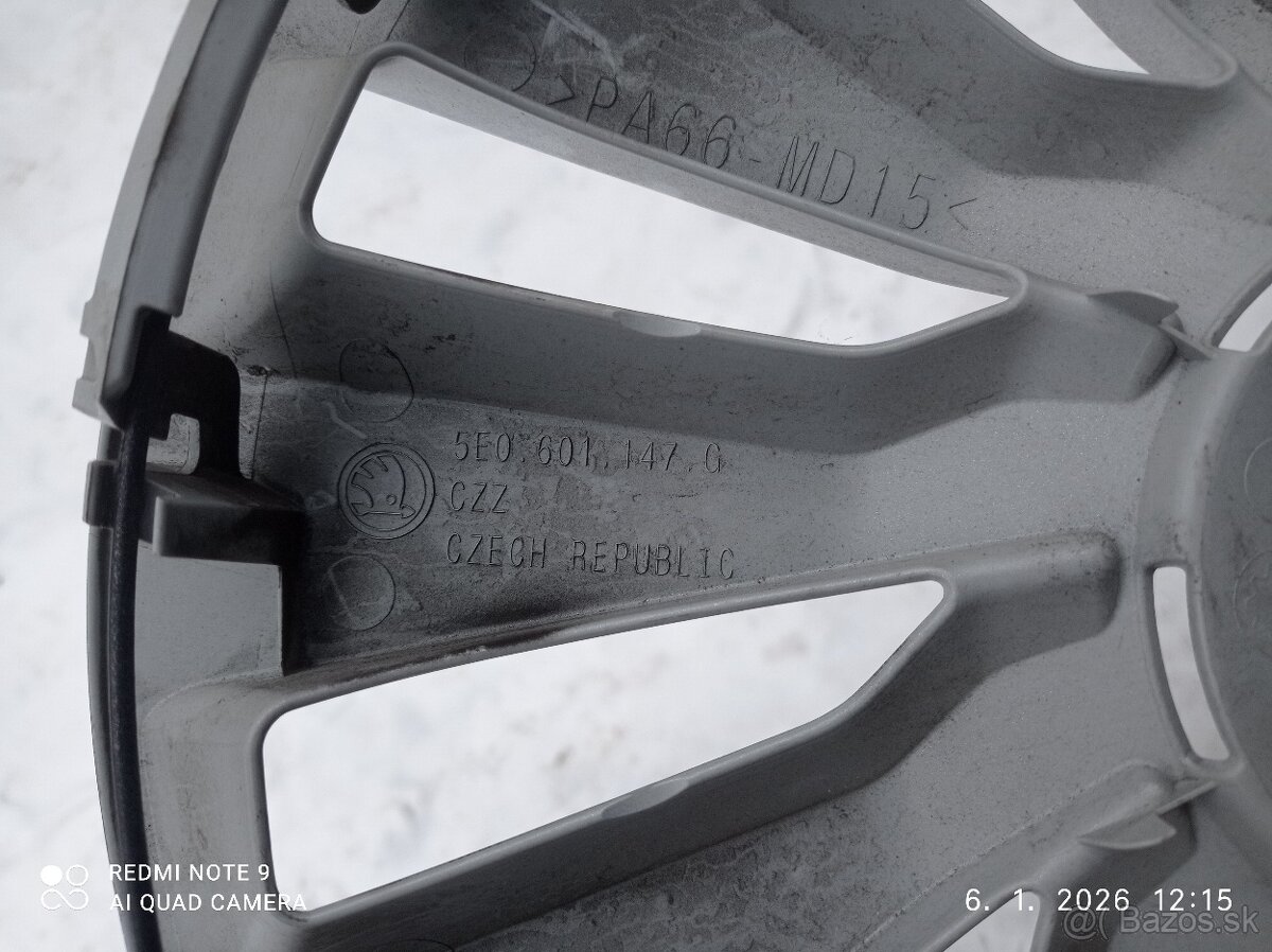 puklice r16-original skoda TEKTON - 5