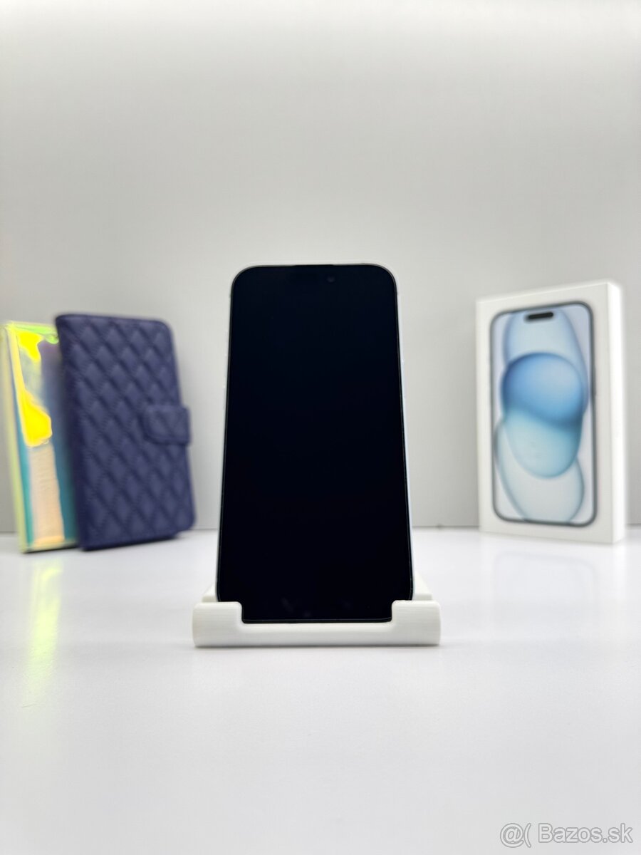 iPhone 15 128GB BLUE ORIGINÁL STAV+PRÍSLUŠENSTVO - 5