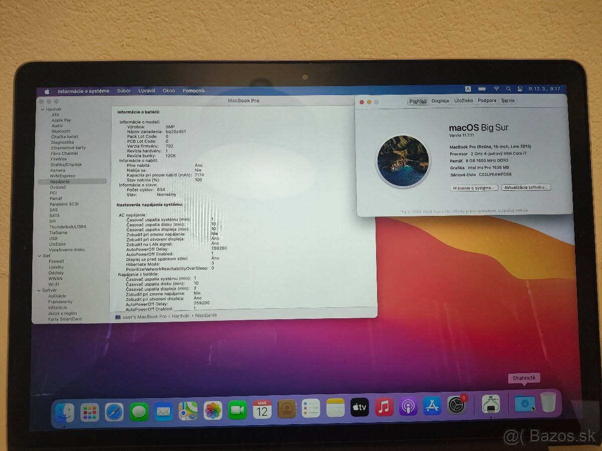 MacBook Pro 15 2014 | i7 • 8GB • 256GB SSD - 5