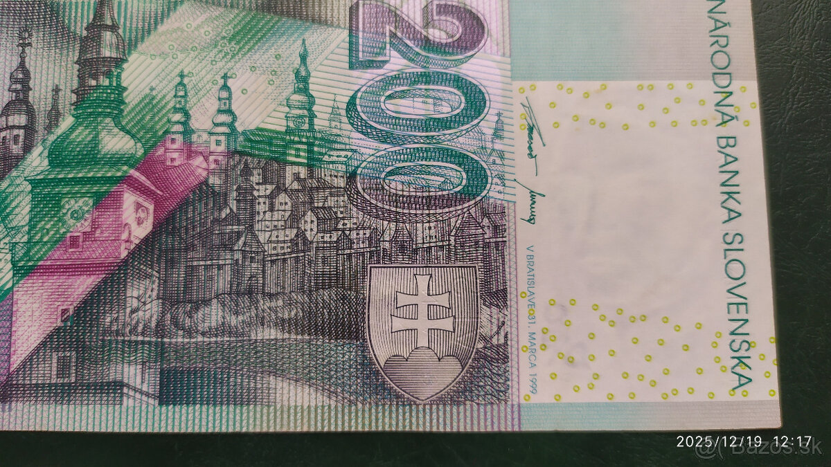 Bankovky 200 Sk s. E 1995, 1999 a 2002 - 5