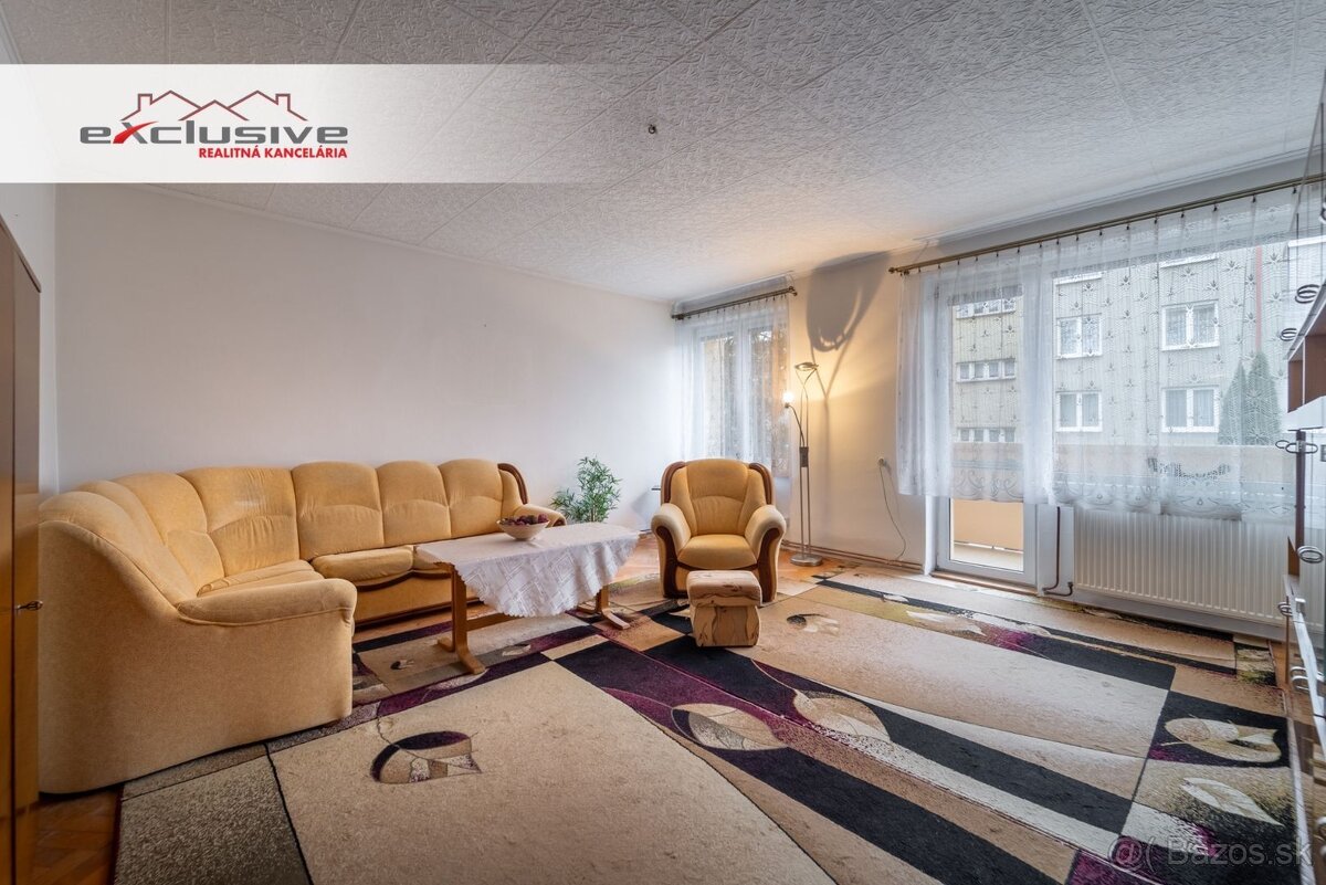 "REZERVOVANÉ" 3-IZBOVÝ BYT,UL.ŠTÚROVA-LIPANY,76M2,LOGGIA,V - 5