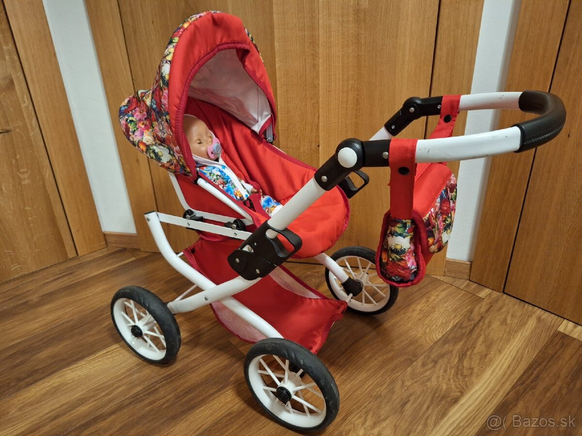 Veľký kočík pre bábiky, mega pevný. - 5