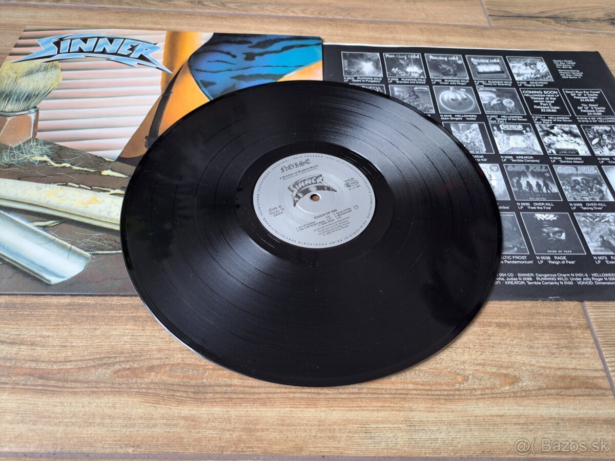 Lp SINNER - Touch Of Sin / EX - 5