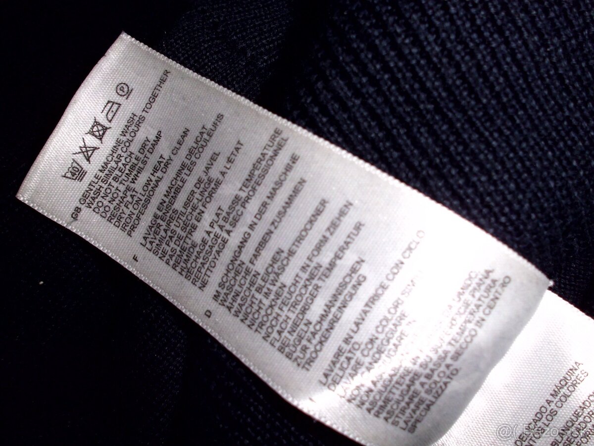 Fred Perry pánsky sveter tmavomodrý M - 5