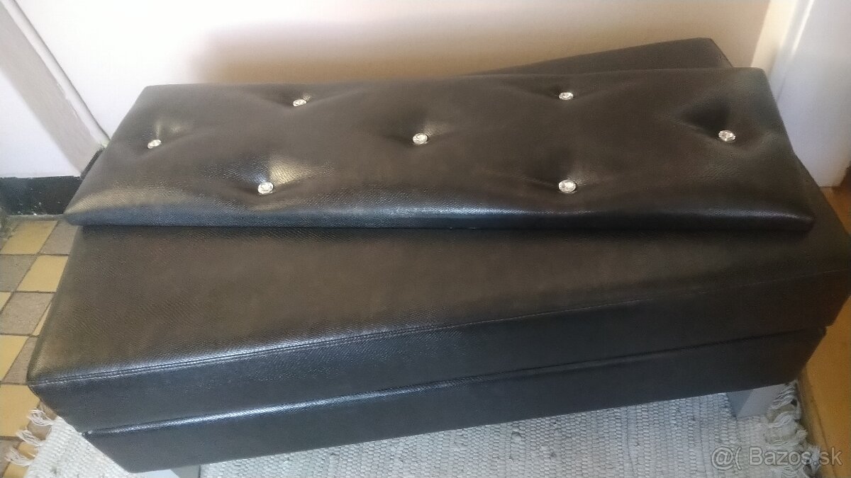 Predám čalúnenú lavicu - taburetku - 5