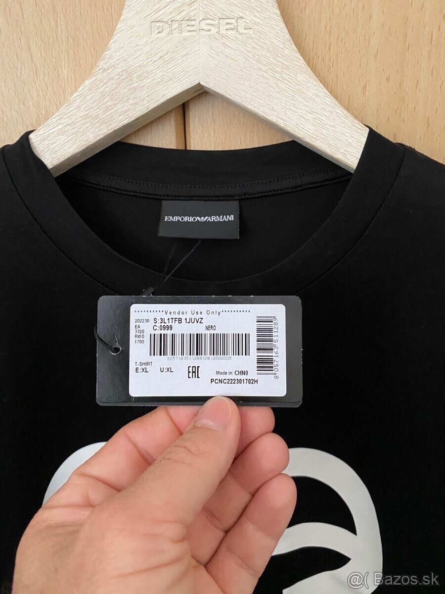 panske tricko Emporio Armani velkost XL /ORIGINAL/ - 5