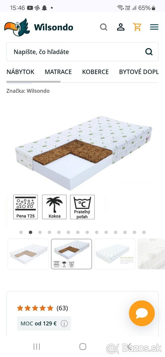 Detska postel s matracom - 5