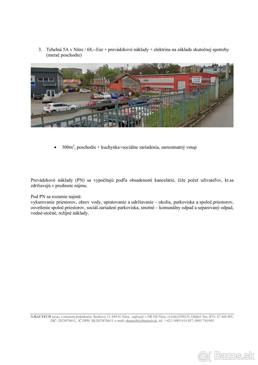 Prenájom OBCHODNÉ - KANCELÁRSKE priestory - 5