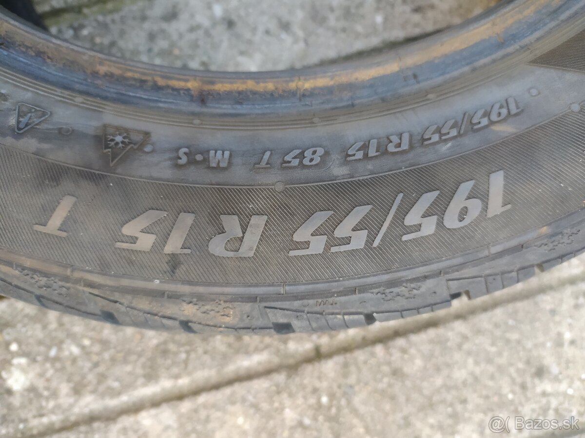 195/55 r15 zimné pneumatiky - 5
