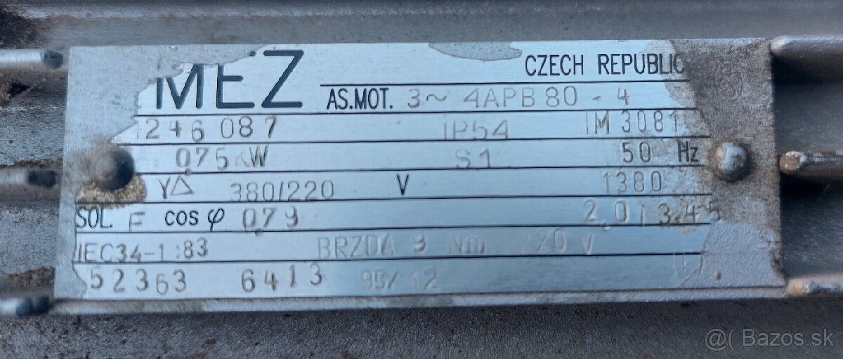 Prevodovka 7,5 ot/min - 5