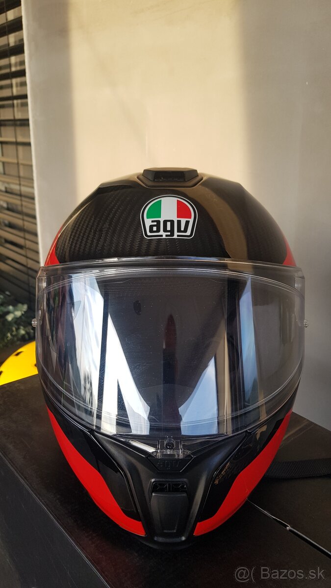 Predám novú karbónovú prilbu AGV Sportmodular -L - 5
