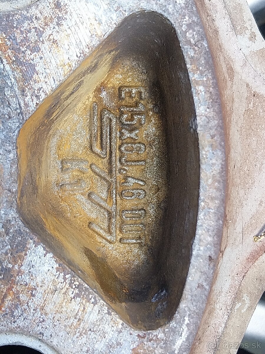 Predam alu disky 6jx15 mitsubishi - 5