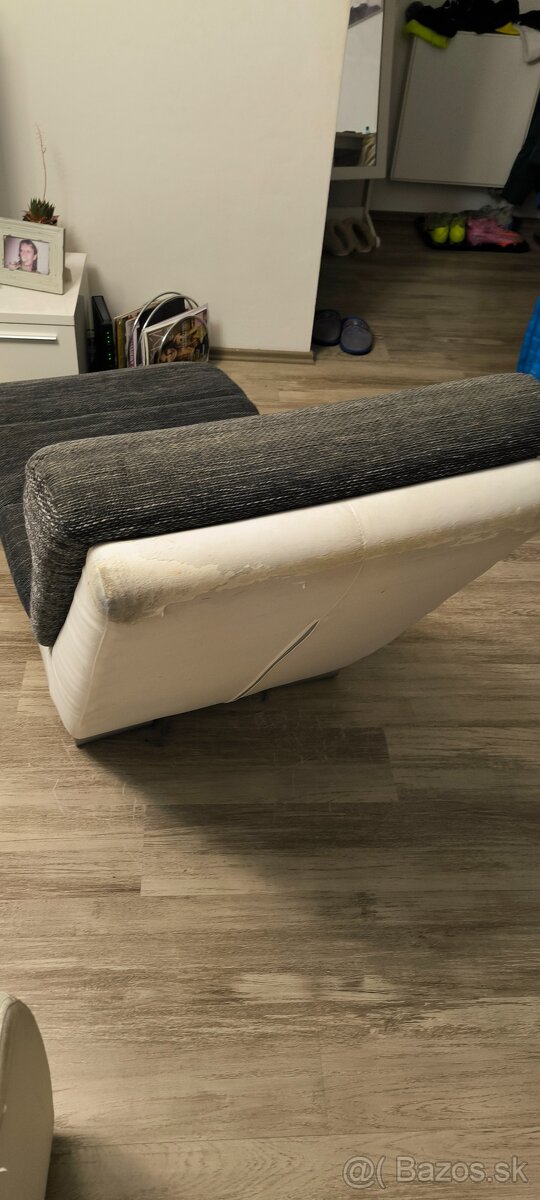 Rohová sedačka + leňoška - 5