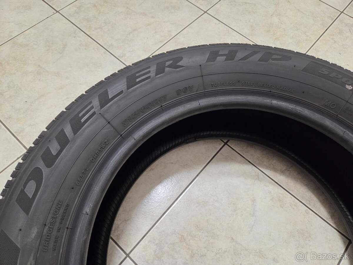 4x pneu 215/60 r17 Bridgestone - 5