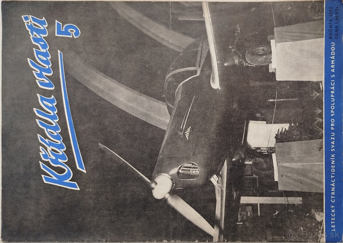 Časopisy Křídla vlasti ročník 1955 - 5