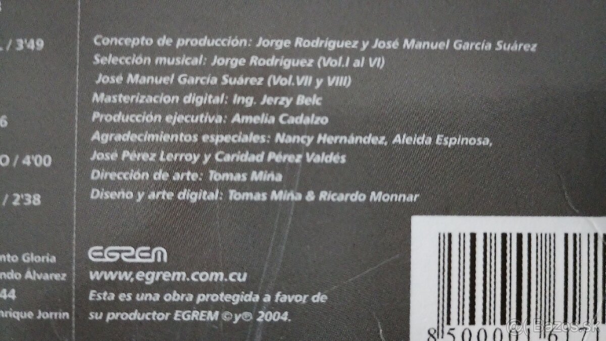 Predám kompiláciu 8CD El Gran Tesoro De La Música Cubana
- 5