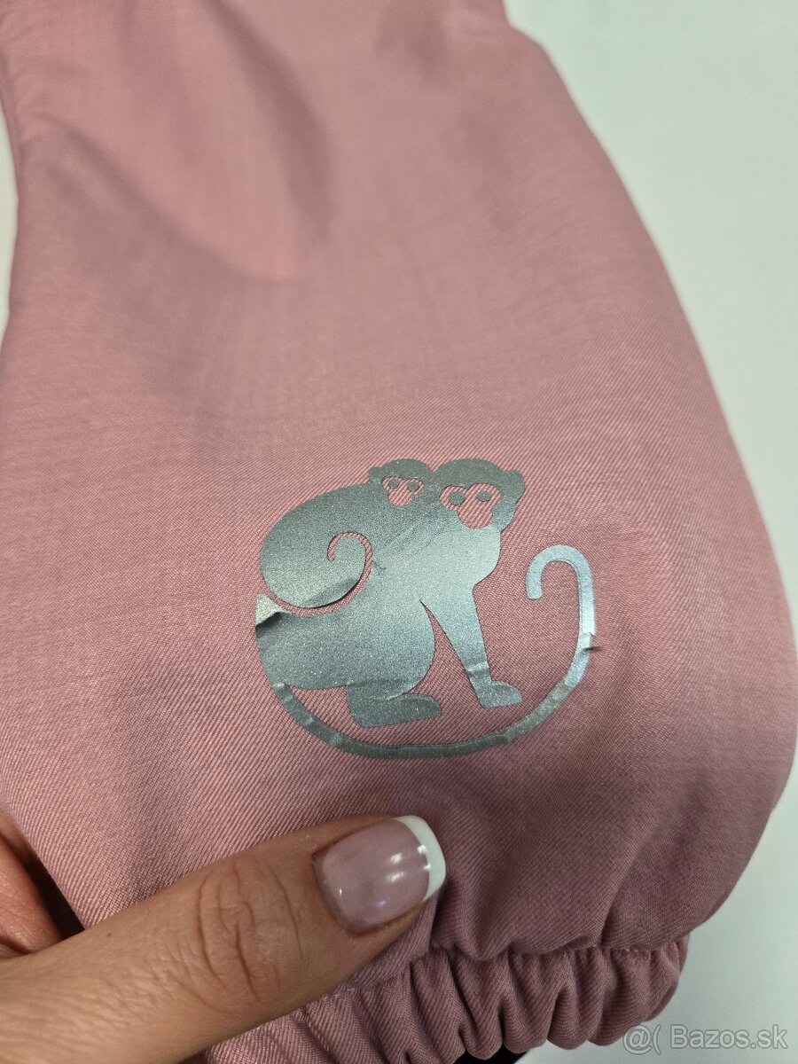 Softshellová bunda a nohavice s baránkom Monkey Mum - 5