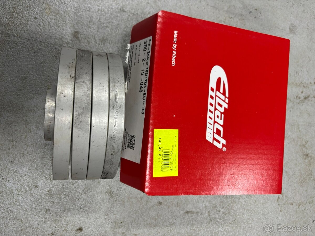 Rozširovacie podložky 5x112/108 15mm EIBACH 4kusy + skrutky - 5