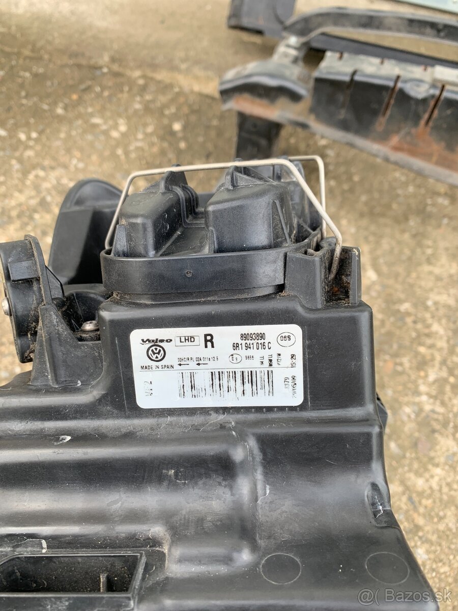 predni svetlo svetla vw polo 6r prave leve 09-14 - 5