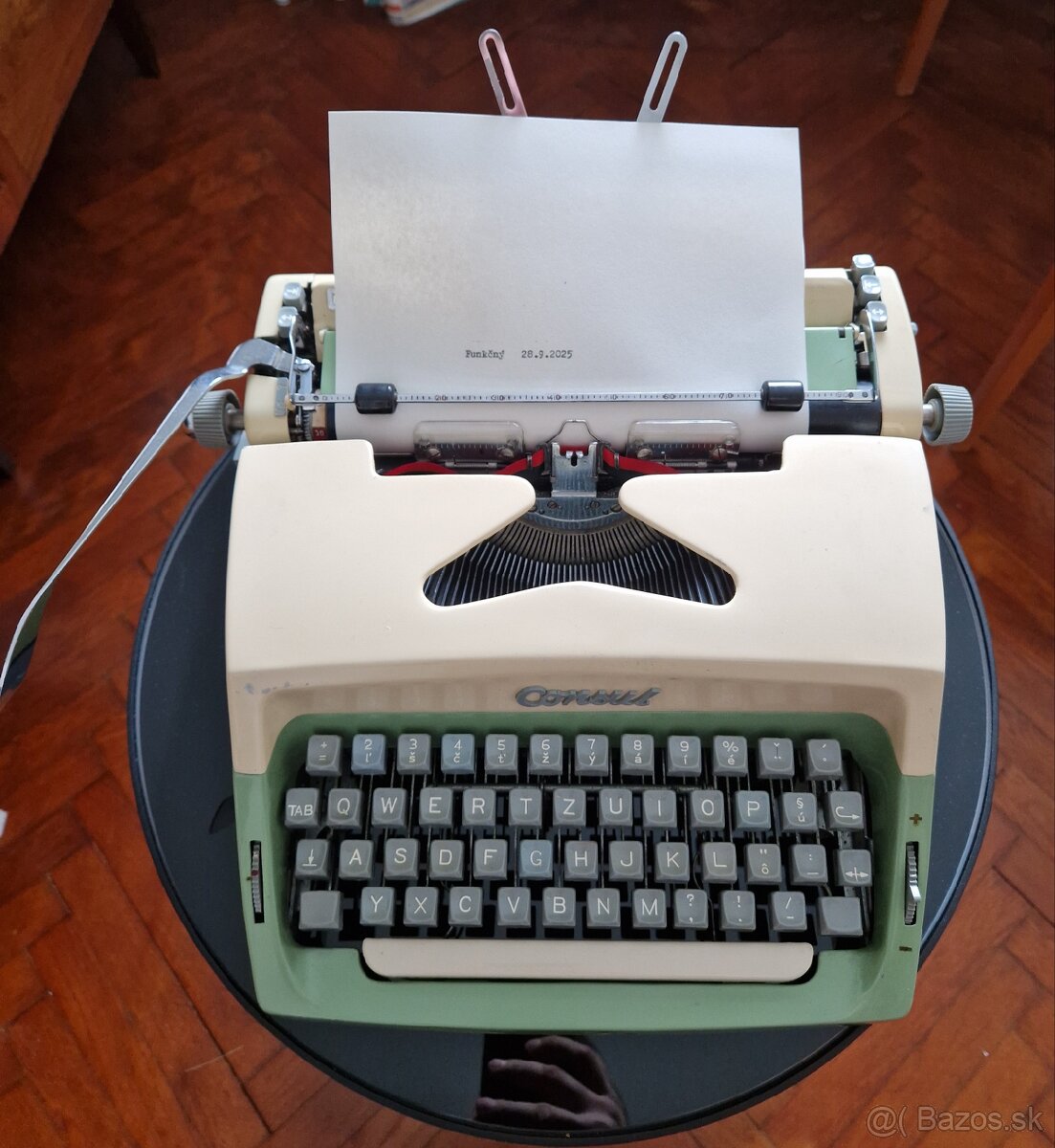 Kufrikový písací stroj Consul - 5