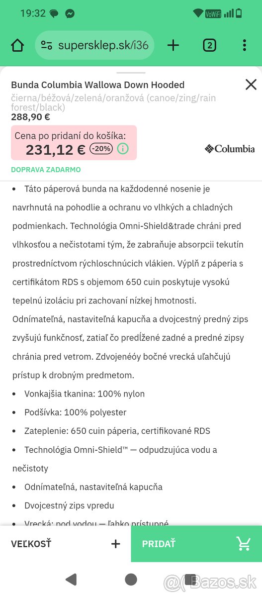 Zimná bunda COLUMBIA - 5